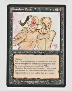 Magic the Gathering ~ MTG ~ 1x Nameless Race ~ M/NM ~ THE DARK - Image 1