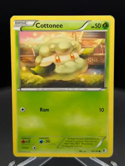 2012 Boundaries Crossed Set Pokemon Card 014 Cottonee LP - Image 1