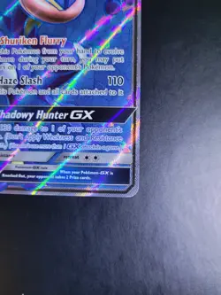 Pokemon TCG Greninja GX 120/131 Sun & Moon Forbidden Light Full Art Holo NM - Image 4