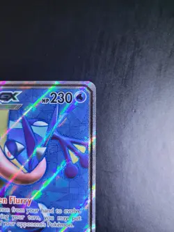 Pokemon TCG Greninja GX 120/131 Sun & Moon Forbidden Light Full Art Holo NM - Image 5