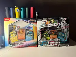 Pokemon TCG Black Bolt + Prismatic Evolutions Poster Collection Bundle - Image 1