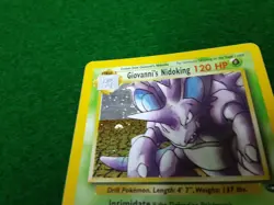 Giovanni's Nidoking Gym Challenge 7/132 Vintage WOTC Pokemon NM Condition - Image 3