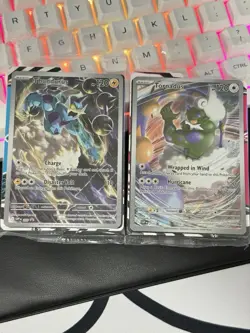 Tornadus SVP210 & Thundurus SVP209 Pokemon Black Bolt & White Flare Sealed Set - Image 1