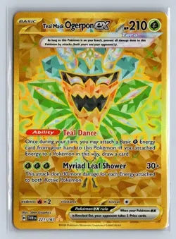 2024 Pokemon Twilight Masquerade Teal Mask Ogerpon EX #221/167 - Image 1