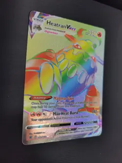 2022 Pokemon Heatran VMAX (Secret) 191/189 Swsh10: Astral Radiance Holo - Image 3