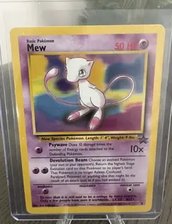 Pokemon Mew BLACK STAR 8 - WOTC PROMO - POKEMON LEAGUE 2000 - Image 1