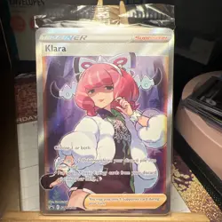 Klara SWSH30 SEALED Sword & Shield Black Star Promo Full Art Pokemon TCG MINT - Image 1