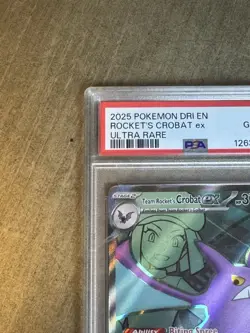 2025 POKEMON DESTINED RIVALS EN ROCKET’s CROBAT ex ULTRA RARE #217 💎 PSA 10 - Image 3