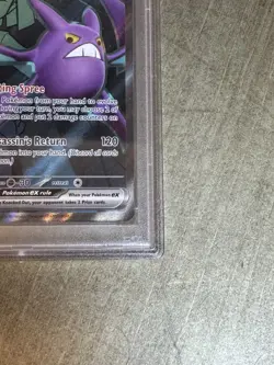 2025 POKEMON DESTINED RIVALS EN ROCKET’s CROBAT ex ULTRA RARE #217 💎 PSA 10 - Image 5