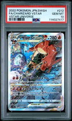 2022 POKEMON JPN SWORD & SHIELD VSTAR UNIVERSE FULL ART/CHARIZARD VSTAR PSA 10 - Image 1
