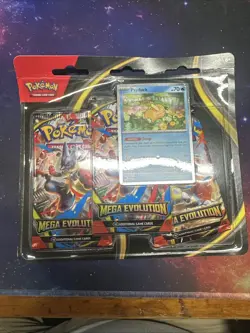 Pokemon Mega Evolution 3 Pack - Blister Factory Sealed Psyduck - Image 1