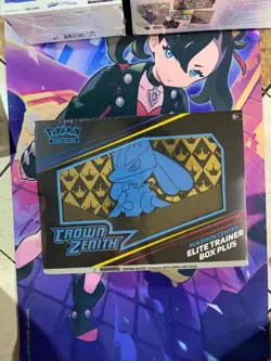 Pokemon Center Crown Zenith Elite Trainer Box PLUS ETB FACTORY SEALED - Image 1