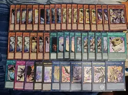 Yugioh 45 Card Shining Sarcophagus Orcust Deck Core Galatea Gandora Cymbal - Image 1