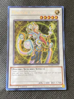 YuGiOh! - Magical Android BLMM-EN147 Secret Rare 1st Edition Near Mint - Image 1