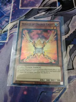 Yu-Gi-Oh! Herald of Orange Light - OP20-EN005 - NM Super Rare Unlimited Edition - Image 1