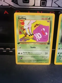 1st Edition Holo Dark Weezing + Koffing - Team Rocket Set - Pokemon Cards - Image 2