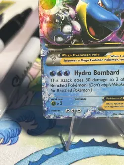Pokemon TCG M Blastoise EX XY 30/146 Mega Holo Ultra Rare Card - Image 5