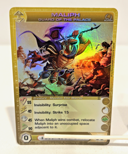 MALIPH GUARD OF THE PALACE FIRST EDITION SUPER RARE CARD 50/222 BTD CHAOTIC - Image 3