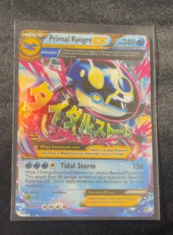 Pokemon Mega Primal Kyogre EX Holo Rare Card 55/160 XY Primal Clash 2016 - Image 2