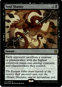 Soul Shatter R Zendikar Rising 127 NM Foil - Image 1