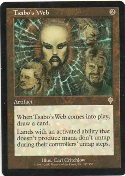 MTG: Invasion: Tsabo's Web: Lightly Played Condition - Image 1