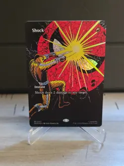 Shock - 0027 - M - Borderless - Foil - Marvel's Spider-Man - MTG - NM/M - Image 1