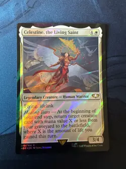 Celestine, the Living Saint (Surge Foil) Universes Beyond: Warhammer 40000 Foil - Image 1