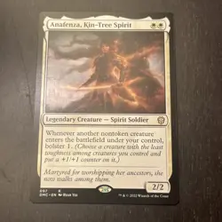 MTG STARTER COMMANDER DECK - Anafenza, Kin Tree Spirit - Mono White Weenie - Image 1
