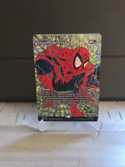 WOTC Marvel Eternal-Legal Arachnogenesis (Borderless) (MR) (Foil) - Image 2