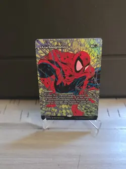 WOTC Marvel Eternal-Legal Arachnogenesis (Borderless) (MR) (Foil) - Image 4