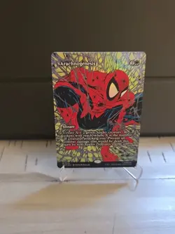 WOTC Marvel Eternal-Legal Arachnogenesis (Borderless) (MR) (Foil) - Image 5