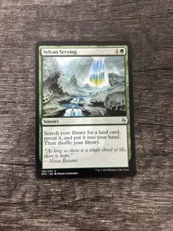 MTG 1x Sylvan Scrying x1 LP Battle for Zendikar - Image 1