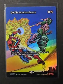 MTG Marvel Universe Eternal-Legal Goblin Bombardment (Borderless Foil) M 23 - Image 1