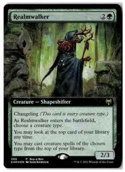 MTG Foil Realmwalker - Buy-A-Box Promos Heavily Played English - Image 1