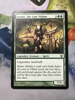 1x Ayumi, the Last Visitor- Saviors of Kamigawa- LP- Mtg Magic The Gathering - Image 1