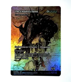 2025 MTG Final Fantasy THE CLOUDSEA DJINN (Showcase FOIL) #0016 * NM - Image 1