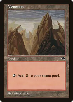 Lot of 20x Mountain #343 - TMP Tempest Basic Land MTG Magic PL - Image 1