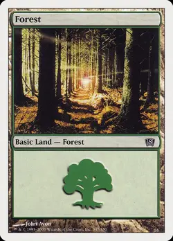 Lot of 20x Forest #347 - 8ED Eighth 8th Edition - MTG Magic Basic Land PL - Image 1
