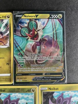 Noivern V/Noivern + Noibat (x3/1RevHOLO) 5-card mixed Pokemon lot - ships PWE - Image 3