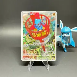 Riolu 010 Mega Evolutions ETB Pokemon Center Stamped Black Star Promo - Image 1