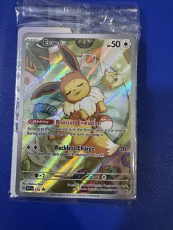 2025 Pokemon Scarlet And Violet Prismatic Evolutions Eevee Promo #173 - Image 3