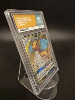 Pokemon Dragonite GX 103/094 Miracle Twin Full Art Secret Rare ACE GEM MINT 10 - Image 2
