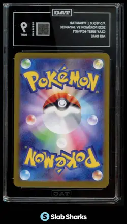 2023 POKEMON S&V CLAY BURST (JP) SV2D #079/071 TYRANITAR ART RARE TAG 9 - Image 2