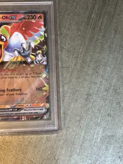 2025 POKEMON DESTINED RIVALS EN ETHAN’s HO-OH ex #039 💎 PSA 9 - Image 5