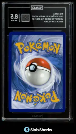 2023 POKEMON SV BLACK STAR PROMOS - SVP EN #189 N'S ZORUA P.C. ETB TAG 8.5 - Image 2
