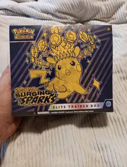 Pokemon SURGING SPARKS Elite Trainer Box ETB New & Sealed Scarlet & Violet TCG - Image 1
