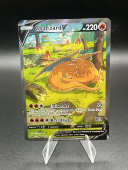Pokemon TCG Charizard UPC Charizard V Black Star Promo SWSH260 - Image 1