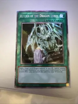Yugioh! 1x Return of the Dragon Lords RA03-EN060 Platinum Secret Rare 1st Ed NM - Image 2