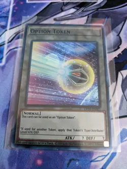 Yu-Gi-Oh! Option Token - OP20-EN027 - NM Super Rare Unlimited Edition - Image 1