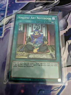 Yu-Gi-Oh! Ninjitsu Art Notebook - OP20-EN011 - NM Super Rare Unlimited Edition - Image 1